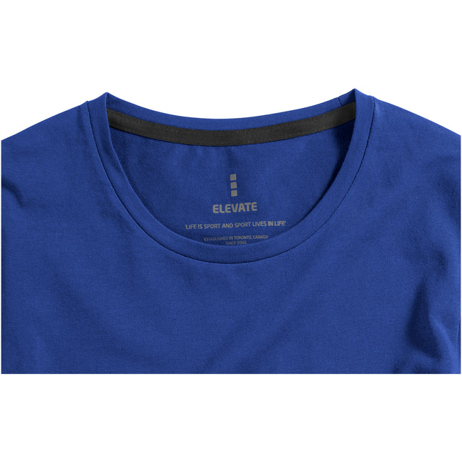 Blue - Side - Elevate Womens-Ladies Ponoka Long Sleeve T-Shirt