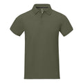 Light Forest Green - Front - Elevate Mens Calgary Short Sleeve Polo