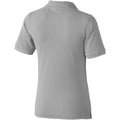Grey Melange - Back - Elevate Calgary Short Sleeve Ladies Polo