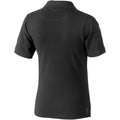 Anthracite - Back - Elevate Calgary Short Sleeve Ladies Polo