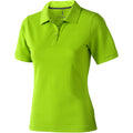 Apple Green - Front - Elevate Calgary Short Sleeve Ladies Polo