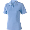 Light Blue - Front - Elevate Calgary Short Sleeve Ladies Polo