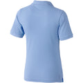 Light Blue - Back - Elevate Calgary Short Sleeve Ladies Polo