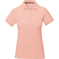 Pale Blush Pink - Front - Elevate Calgary Short Sleeve Ladies Polo