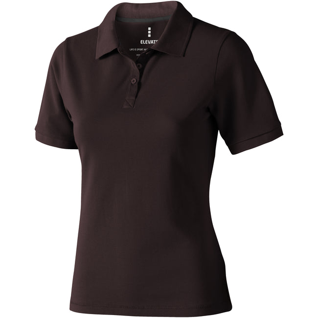 Light Pink - Close up - Elevate Calgary Short Sleeve Ladies Polo