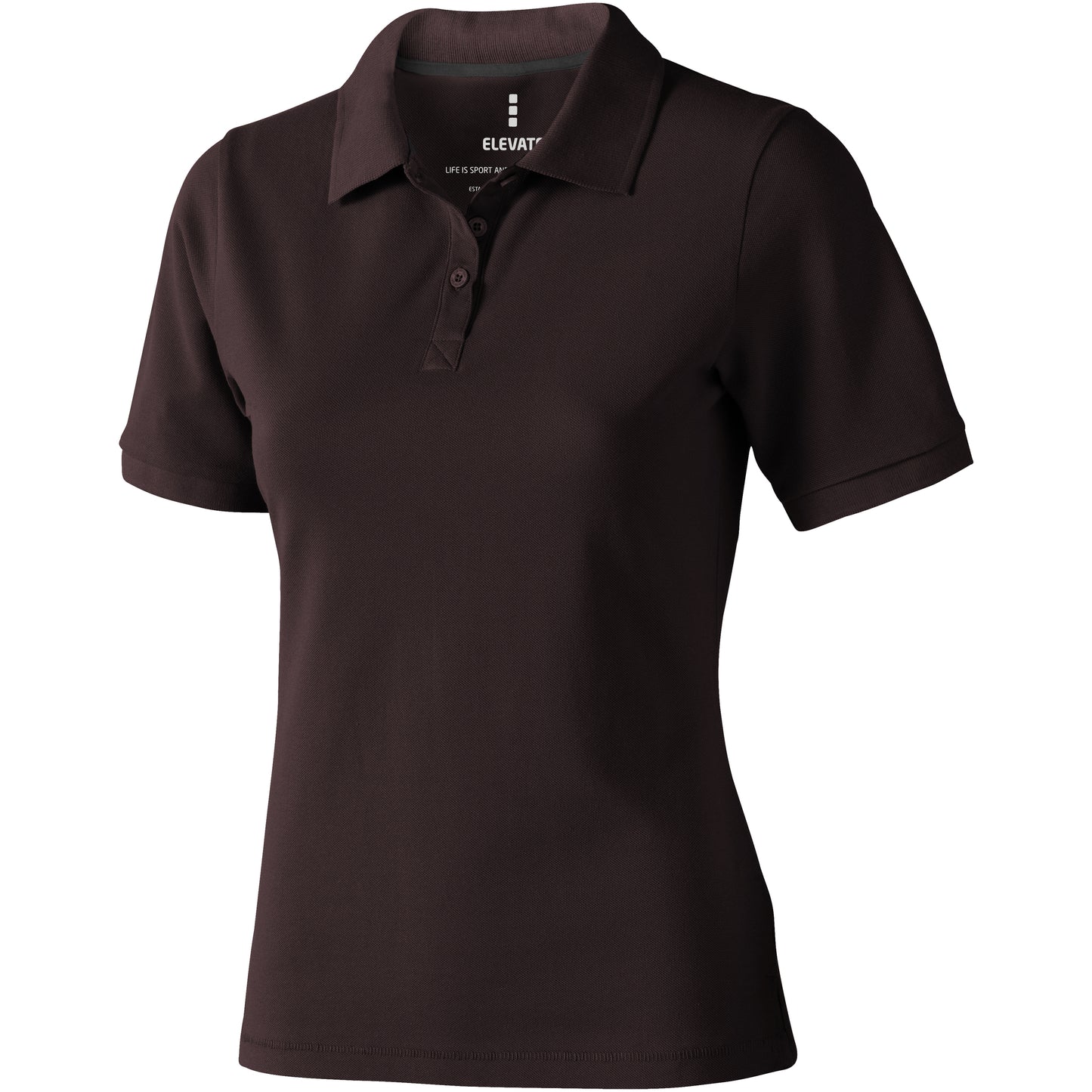 Light Pink - Close up - Elevate Calgary Short Sleeve Ladies Polo