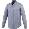 Navy - Front - Elevate Vaillant Long Sleeve Shirt