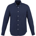 Navy Blue - Front - Elevate Vaillant Long Sleeve Shirt