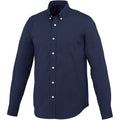 Navy Blue - Back - Elevate Vaillant Long Sleeve Shirt