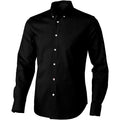 Solid Black - Front - Elevate Vaillant Long Sleeve Shirt