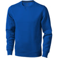 Solid Black - Side - Elevate Mens Surrey Crew Neck Sweater
