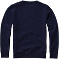 Navy - Back - Elevate Mens Surrey Crew Neck Sweater