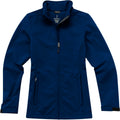 Navy - Side - Elevate Womens-Ladies Maxson Softshell Jacket