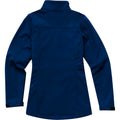 Navy - Lifestyle - Elevate Womens-Ladies Maxson Softshell Jacket