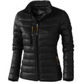 Solid Black - Front - Elevate Womens-Ladies Scotia Light Down Jacket