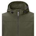 Forest Green - Lifestyle - Elevate Mens Langley Softshell Jacket