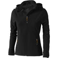 Solid Black - Front - Elevate Womens-Ladies Langley Softshell Jacket