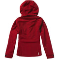 Red - Back - Elevate Womens-Ladies Langley Softshell Jacket