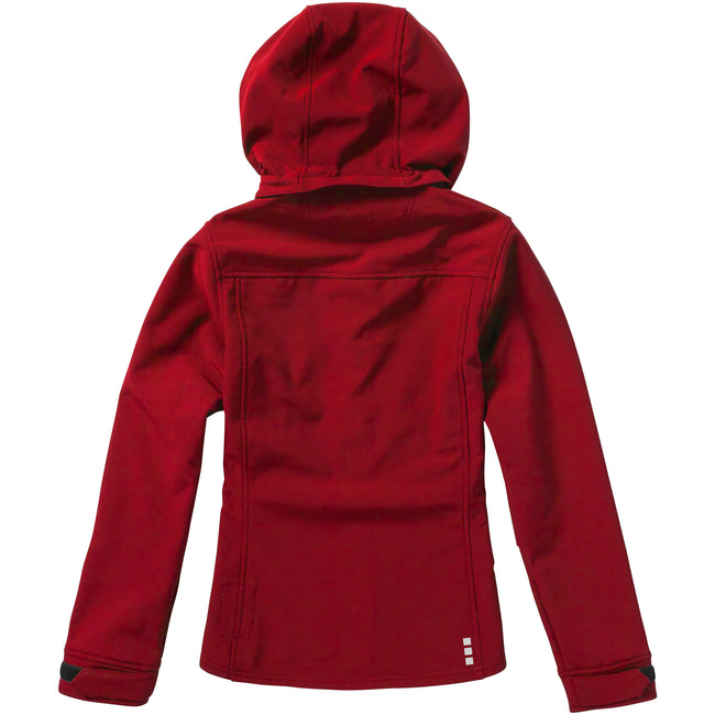 Red - Back - Elevate Womens-Ladies Langley Softshell Jacket