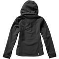 Anthracite - Back - Elevate Womens-Ladies Langley Softshell Jacket