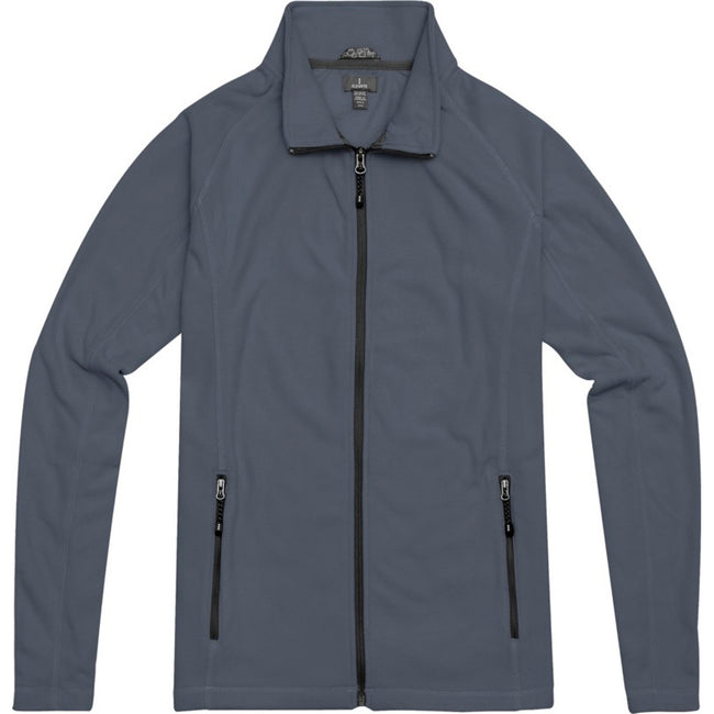 Storm Grey - Side - Elevate Mens Rixford Full Zip Polyfleece