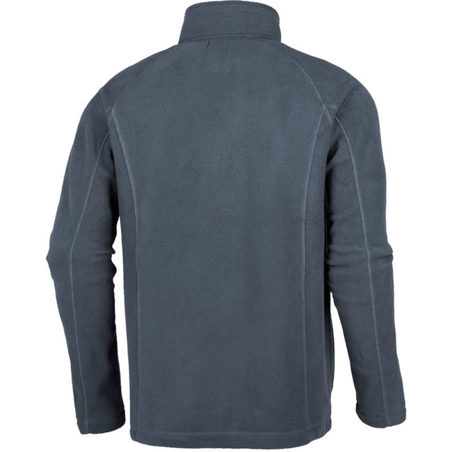 Storm Grey - Back - Elevate Mens Rixford Full Zip Polyfleece