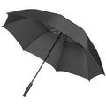 Black - Front - Luxe Auto Open Vented Umbrella