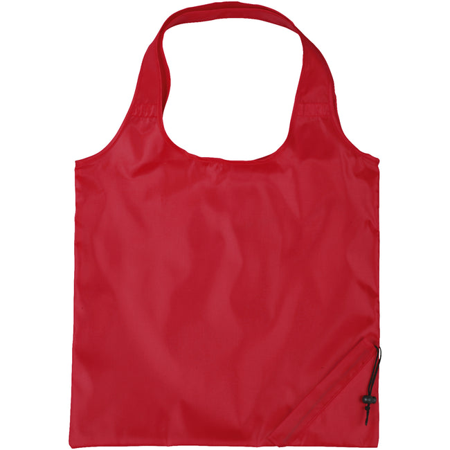 Red - Front - Bullet Bungalow Foldable Polyester Tote (Pack Of 2)