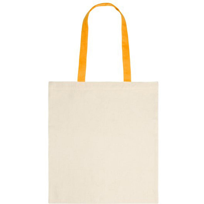 Natural-Orange - Back - Bullet Nevada Cotton Tote (Pack Of 2)