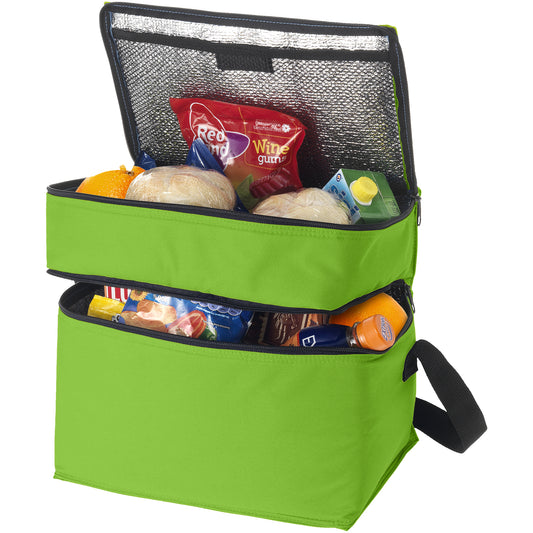 Apple Green - Front - Bullet Oslo Cooler Bag (Pack of 2)