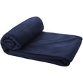 Navy - Back - Bullet Huggy Blanket And Pouch (Pack of 2)