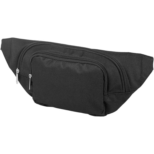 Solid Black - Front - Bullet Santander Waist Pouch (Pack Of 2)