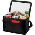 Solid Black - Back - Bullet Kumla Lunch Cooler Bag (Pack of 2)