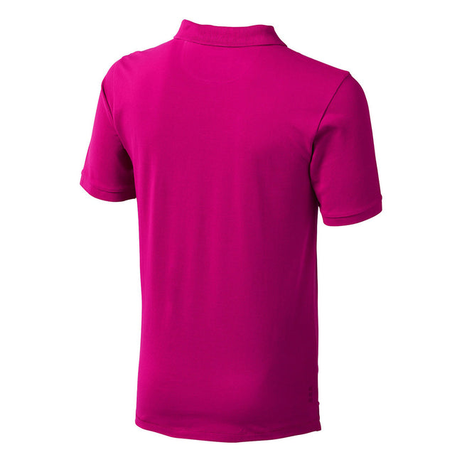 Pink - Back - Elevate Mens Calgary Short Sleeve Polo (Pack of 2)
