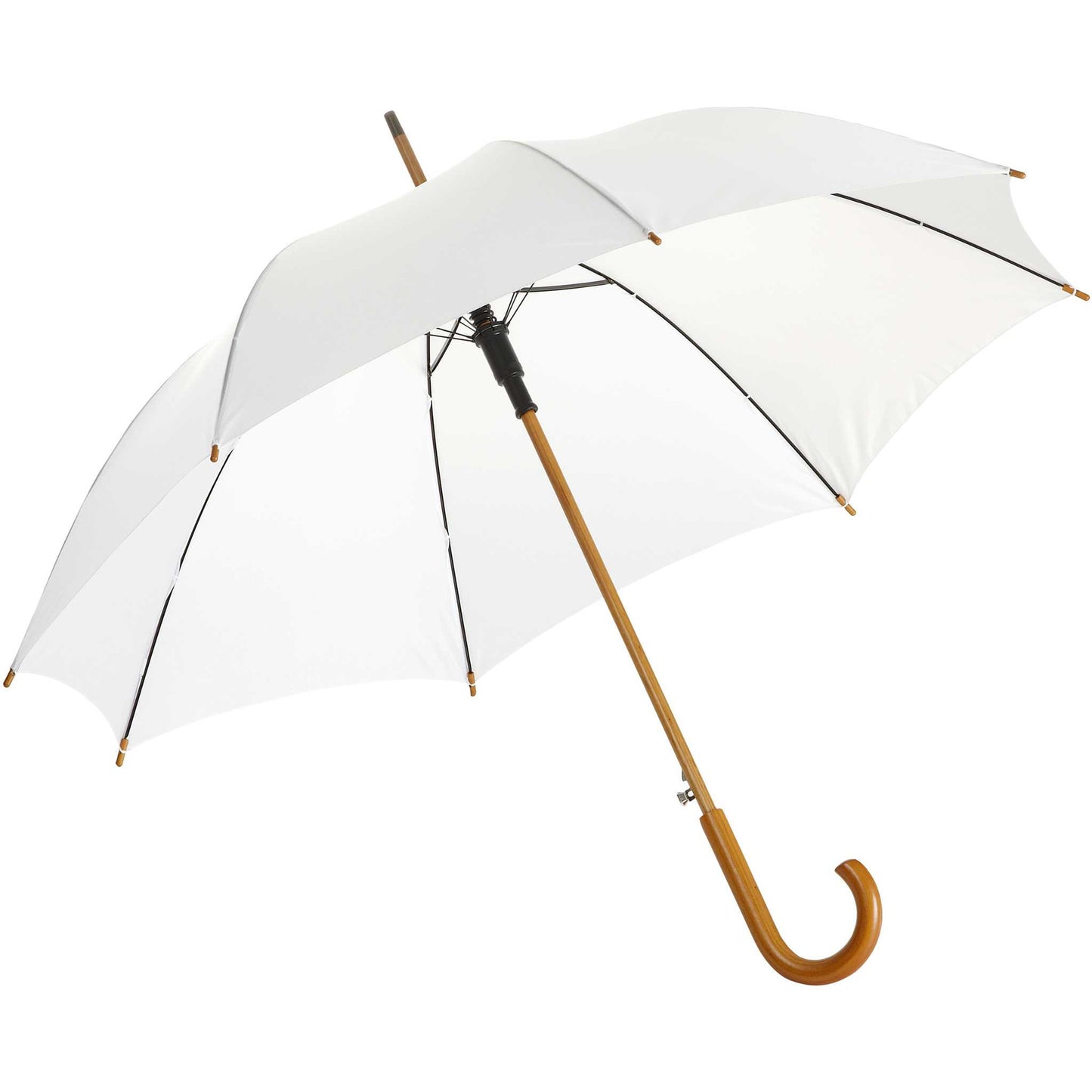 White - Back - Bullet 23in Kyle Automatic Classic Umbrella (Pack Of 2)