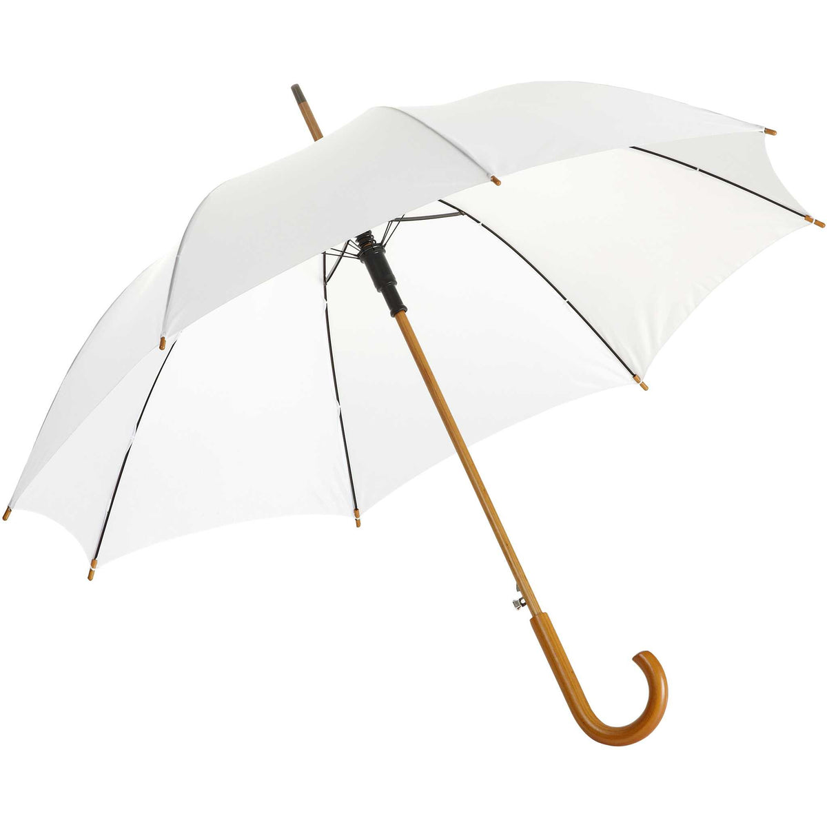 White - Back - Bullet 23in Kyle Automatic Classic Umbrella (Pack Of 2)