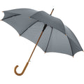 Grey - Back - Bullet 23in Kyle Automatic Classic Umbrella (Pack Of 2)