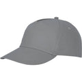 Grey - Front - Bullet Feniks 5 Panel Baseball Cap