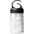 White - Front - Bullet Remy Cooling Towel in PET Container