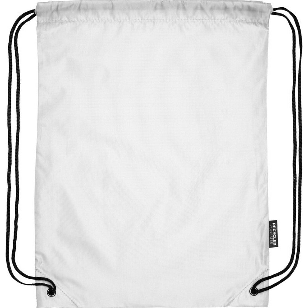 White - Lifestyle - Bullet Oriole Recycled Drawstring Backpack