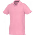 Light Pink - Front - Elevate Mens Helios Short Sleeve Polo Shirt
