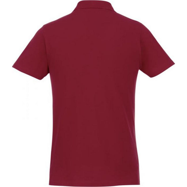 Burgundy - Back - Elevate Mens Helios Short Sleeve Polo Shirt