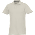 Light Grey - Back - Elevate Mens Helios Short Sleeve Polo Shirt