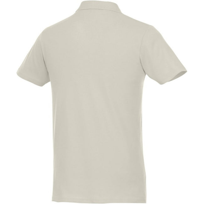 Light Grey - Side - Elevate Mens Helios Short Sleeve Polo Shirt