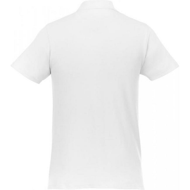 White - Back - Elevate Mens Helios Short Sleeve Polo Shirt