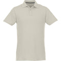 Light Grey - Front - Elevate Mens Helios Short Sleeve Polo Shirt