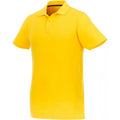 Yellow - Front - Elevate Mens Helios Short Sleeve Polo Shirt
