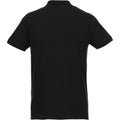 Black - Back - Elevate Mens Beryl Short Sleeve Organic Polo Shirt