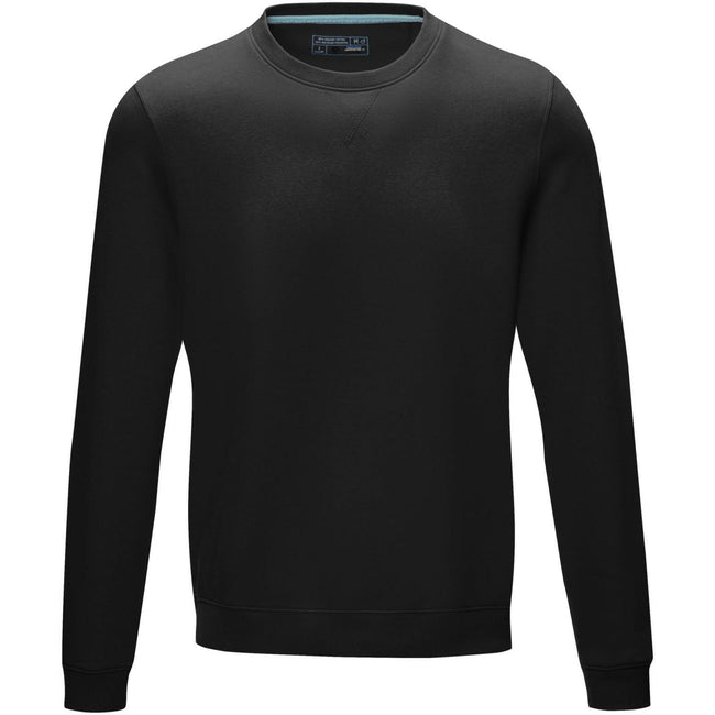 Solid Black - Front - Elevate NXT Mens Jasper Pullover