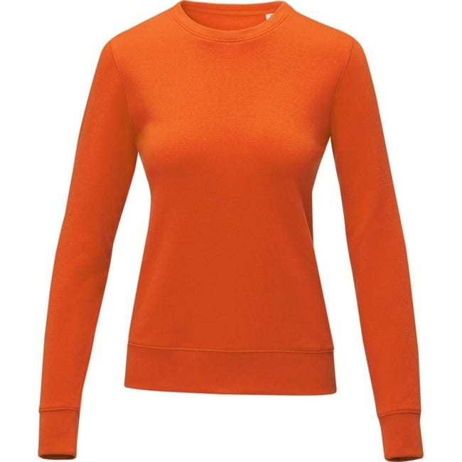 Orange - Front - Elevate Womens-Ladies Zenon Pullover